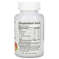 Nordic Naturals, Жевательные таблетки куркумин, манго, 200 мг, 60 жевательных таблеток
