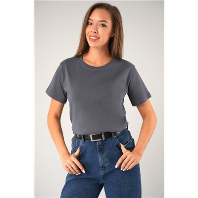 Женская базовая хлопковая футболка Happyfox