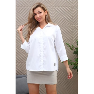 1071 Рубашка женская (Белый)