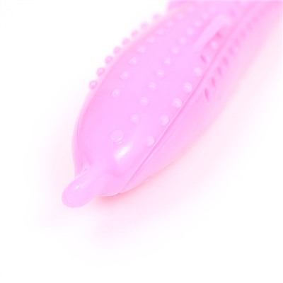 Игрушка для кошек с кошачьей мятой «Дельфин», 17 см, розовая