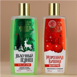 Подарочный набор «Чудесного года»: гель для душа и шампунь для волос, 2×250 мл, URAL LAB