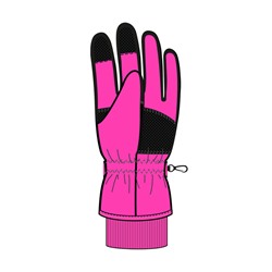 Перчатки текстильные для девочек