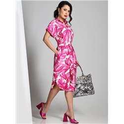 Платье Штрихкод лета, яркая