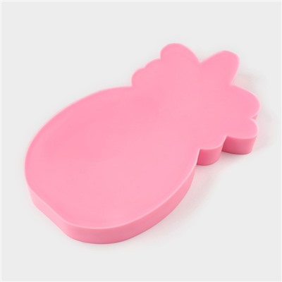 Молд для заливки «Ананас», силикон, 15.5×8×2 см, розовый