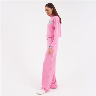 Костюм женский (джемпер, брюки) MIST, размер 48-50, розовый