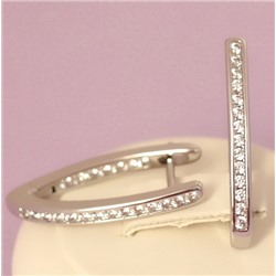 Серьги родий Н01-13638