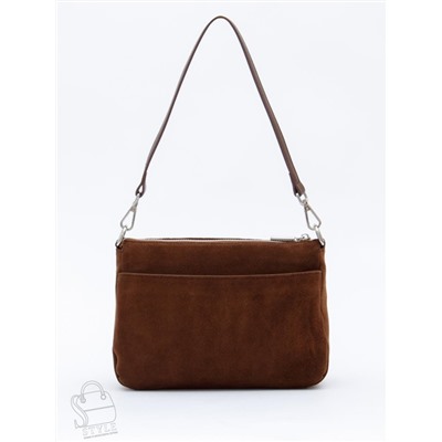 Сумка женская кожаная 8269PEF cocoa Polina&Eiterou  в Новосибирске