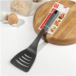 Лопатка кухонная Доляна «Сфера», нейлон, чёрная