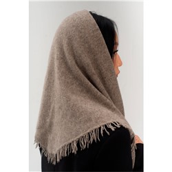 Косынка из 100% шерсти яка цвета капучино