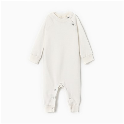 Комбинезон детский MINAKU, рост 56-62 см, экрю