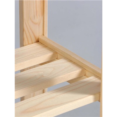 Стеллаж деревянный «Альфа 117», 4 полки, 117.8×64×28 см, хвоя, напольный, «Добропаровъ»