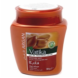 Dabur Vatika Argan Hair Mask/ Дабур Ватика Маска для Волос Мягкое Увлажнение с Маслом Арганы 500г.