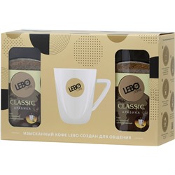 LEBO. Подарочный набор  Classic с кружкой 200 гр. карт.упаковка