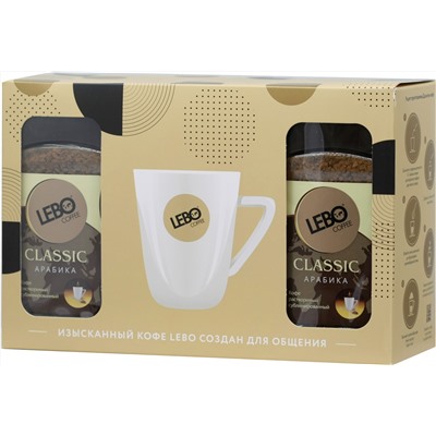 LEBO. Подарочный набор  Classic с кружкой 200 гр. карт.упаковка