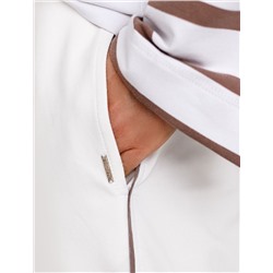 Свободные брюки  из тонкого премиального футера с эластаном