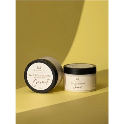 MANITA Соляной скраб-бальзам для тела / Coconut, 400 г 28247