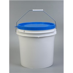 Ведро с герметичной крышкой, 20 л, белое