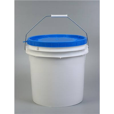 Ведро с герметичной крышкой, 20 л, белое