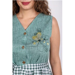 Сарафан ГЕРБЕРА-3 (Зеленый)