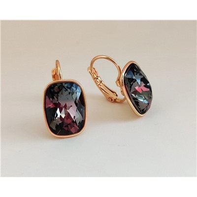 Серьги с кристаллами Swarovski