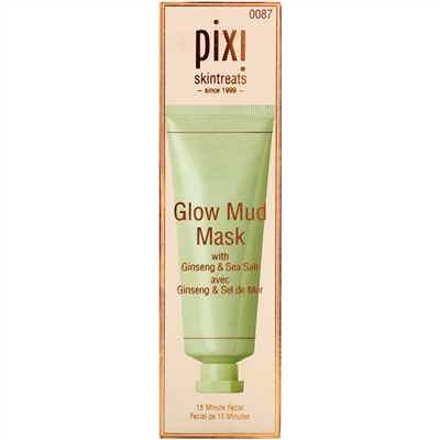 Pixi Beauty, грязевая маска для сияния с женьшенем и морской солью, 30 мл (1,01 жидк. унции)