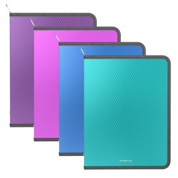 Папка на молнии вокруг А4 50350 Diagonal Vivid ассорти ErichKrause