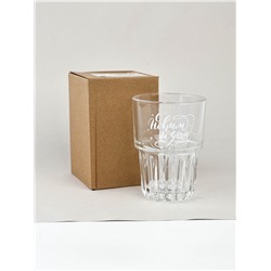 Стакан новогодний стеклянный «С Новым годом!», 350 мл