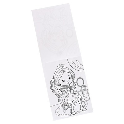 Раскраска для девочек «100 листов. Добрые принцессы», для детских садов и центров развития