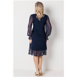 Платье женское  6165/13/Синий, белый