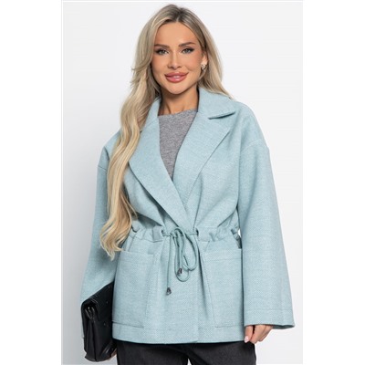 Пальто-пиджак (голубой) Б15087-7М
