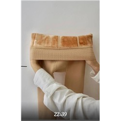 Колготки с эффектом  капроновых колготок (вторая кожа) теплые ( с мехом)