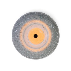 Горшок для цветов «Пряности», 2.9 л, d=19 см, h=16 см, керамический, с поддоном, серый