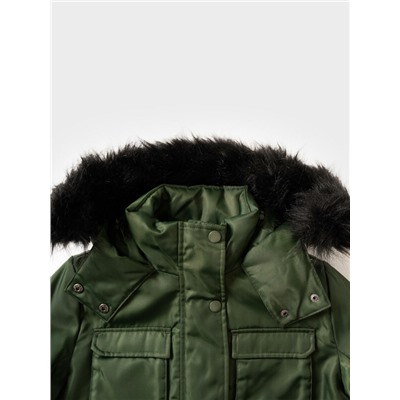 Пальто текстильное с полиуретановым покрытием для девочек