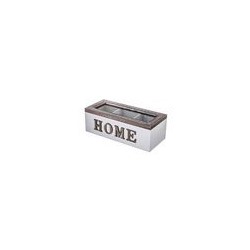Шкатулка для чая 3 секции коллекция HOME 23*10,5*8см