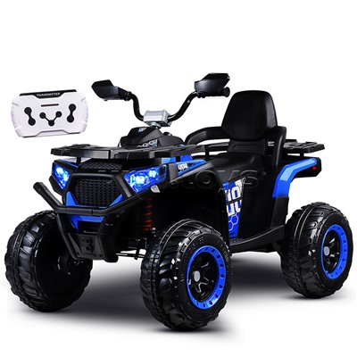 Электромобиль детский "Квадроцикл" (цвет черно-синий)