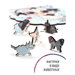 Деревянный пазл «Музыкальная овечка» S