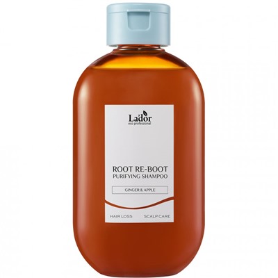LADOR ROOT RE-BOOT Шампунь для чувствительной кожи головы Ginger & Apple 300 мл