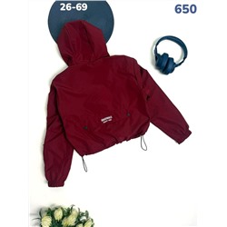 Ветровка 650 бордовый