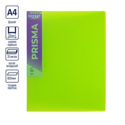 Папка-файл  20 PRISMA NEON 20мм 600мкм эффект 3D лайм EC211500021 Expert Complete