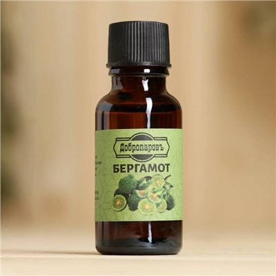Масло эфирное «Бергамот» 20 мл, крафт, Добропаровъ