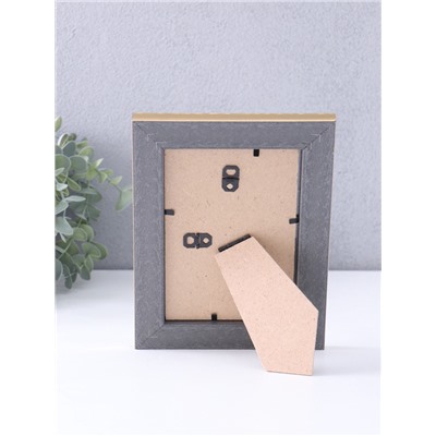 Фоторамка для фото 10×15 см «МИРАМ», пластик, золото, (пластиковый экран)