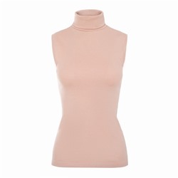 Майка женская MINAKU: Basic line, бежевая, размер 42