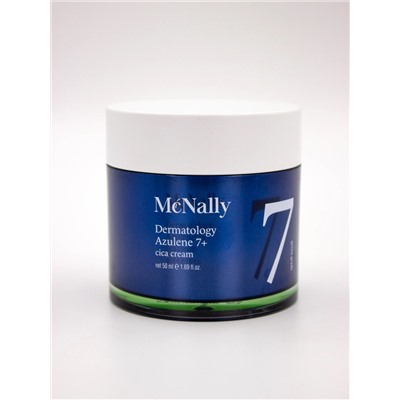 MCNALLY - КРЕМ ДЛЯ ЛИЦА С АЗУЛЕНОМ И ЭКСТРАКТОМ ЦЕНТЕЛЛЫ DERMATOLOGY AZULENE 7+ CICA CREAM, 50 МЛ