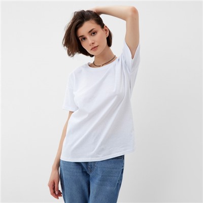 Футболка женская MINAKU Abstraction, белая, размер 42