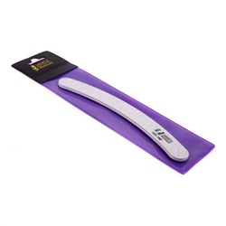 Mertz Пилка для ногтей A953, банан, 100/180, серый 224