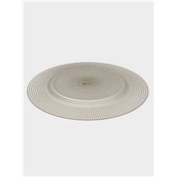 Тарелка подстановочная WY, d=33 см, стекло, золотистая