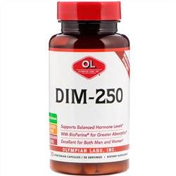 Olympian Labs, DIM-250, 30 вегетарианских капсул