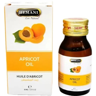 Hemani Appricot Oil / Абрикосовое Масло 30 мл