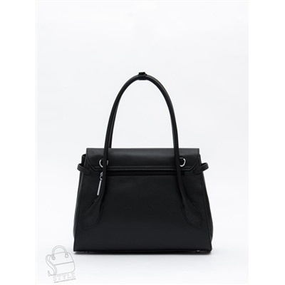 Сумка женская кожаная 2424Y black Polina&Eiterou