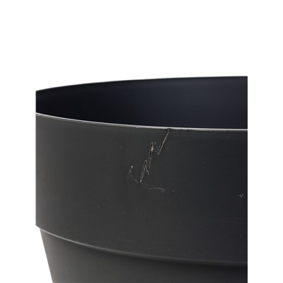 УЦЕНКА Кашпо со вставкой 10л d28см h26,2см "Tarragon", цвет серый